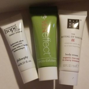Body cream, exfoliant and moisturizer